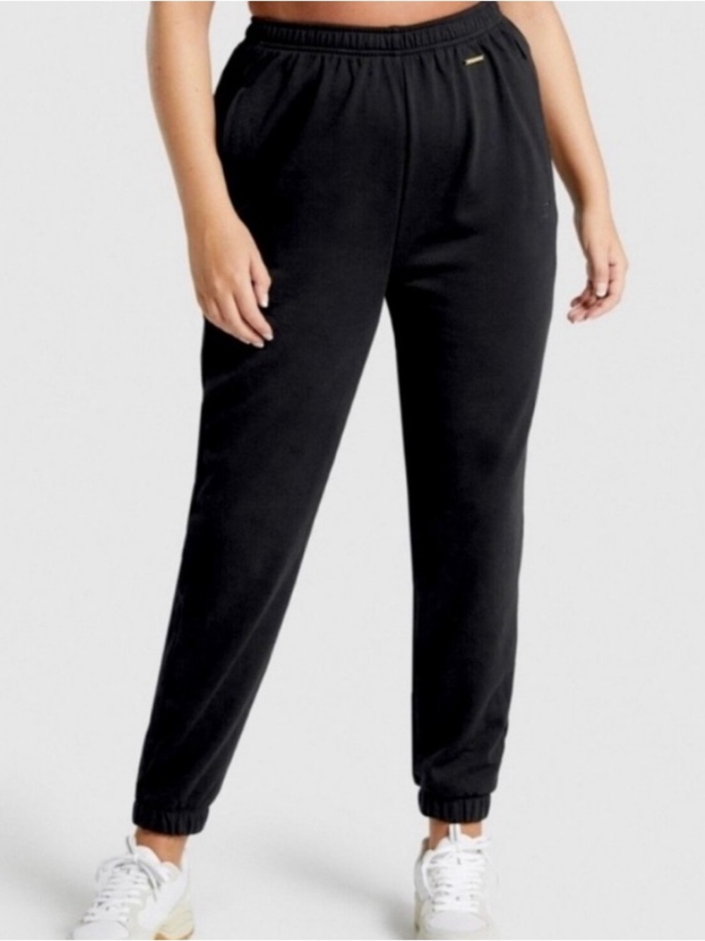 Gymshark Whitney Simmons Jogger Sweatpants Charcoal Gray Light Black M